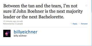Illustration for article titled The Best Boehner Jokes: Tears And Erections